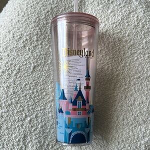 Disneyland Resort and Starbucks Pink Tumbler